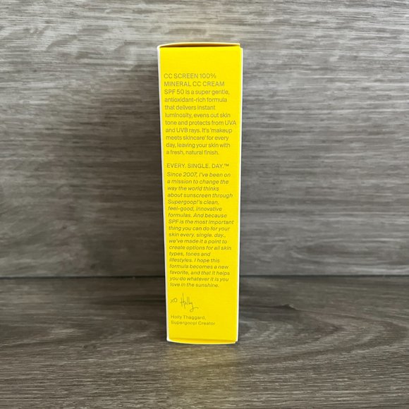 Supergoop! CC Screen 100% Mineral CC Cream SPF 50 Broad Spectrum Sunscreen 346W - Picture 4 of 6